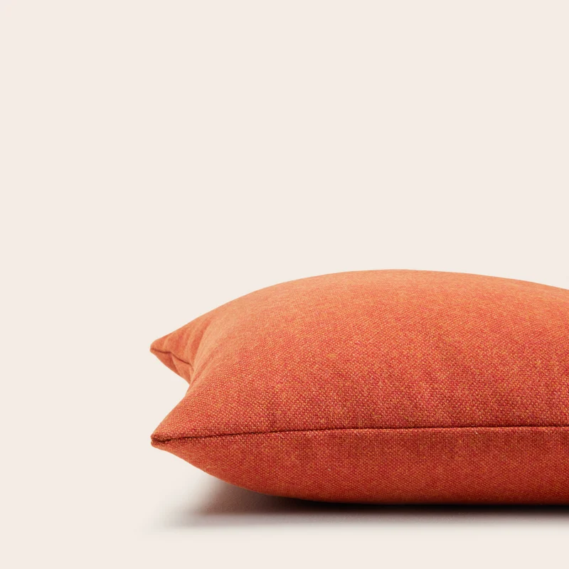 Housse de coussin MARCELO orange brûlée
