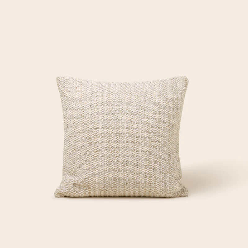 Housse de coussin LENIO ivoire