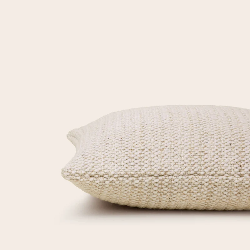 Housse de coussin LENIO ivoire