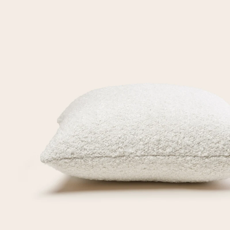 Housse de coussin LEONARD ivoire