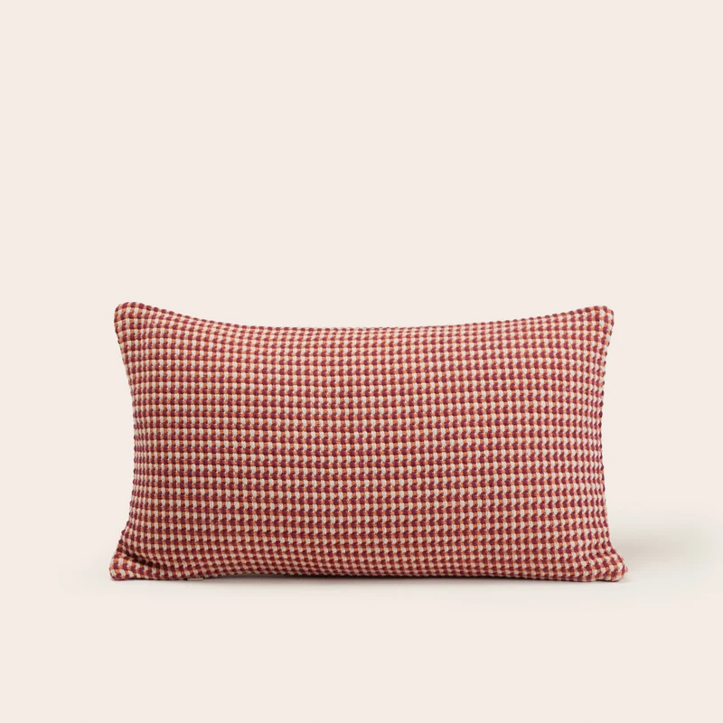 Housse de coussin MIKENO orange et violine