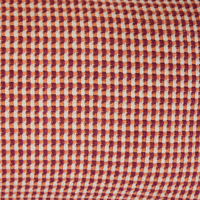 Housse de coussin MIKENO orange et violine