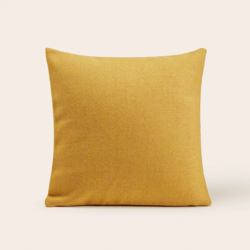 Housse de coussin MARCELO ocre jaune