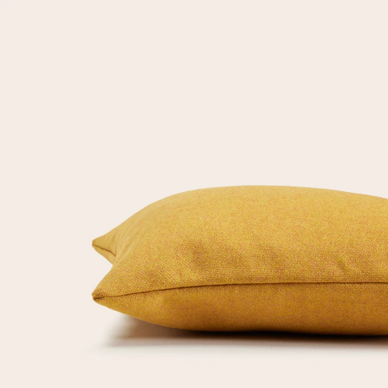 Housse de coussin MARCELO ocre jaune