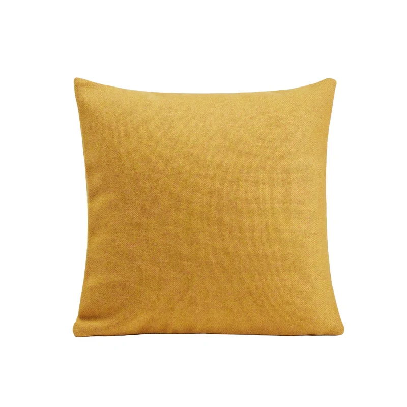 Housse de coussin MARCELO ocre jaune