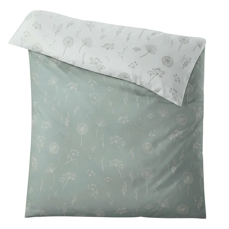 Bettwäsche Satin LEONE Distel 155 x 220 cm und 80 x 80 cm
