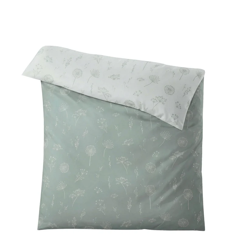 Bettwäsche Satin LEONE Distel 135 x 200 cm und 80 x 80 cm