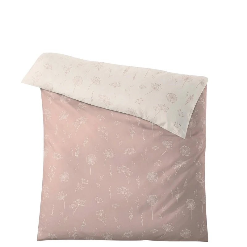 Bettwäsche Satin LEONE Rose 155 x 220 cm und 80 x 80 cm