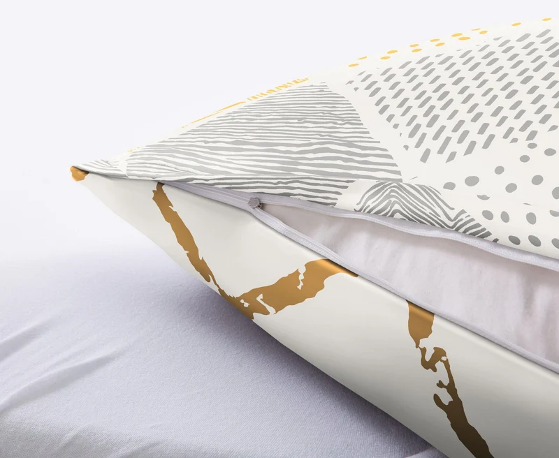 Bettwäsche Satin SMILLA Graphit 155 x 220 cm und 80 x 80 cm