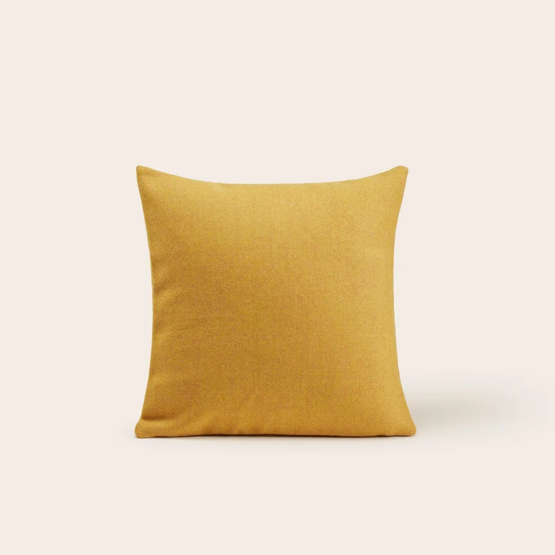 Housse de coussin MARCELO ocre jaune