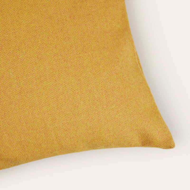 Housse de coussin MARCELO ocre jaune
