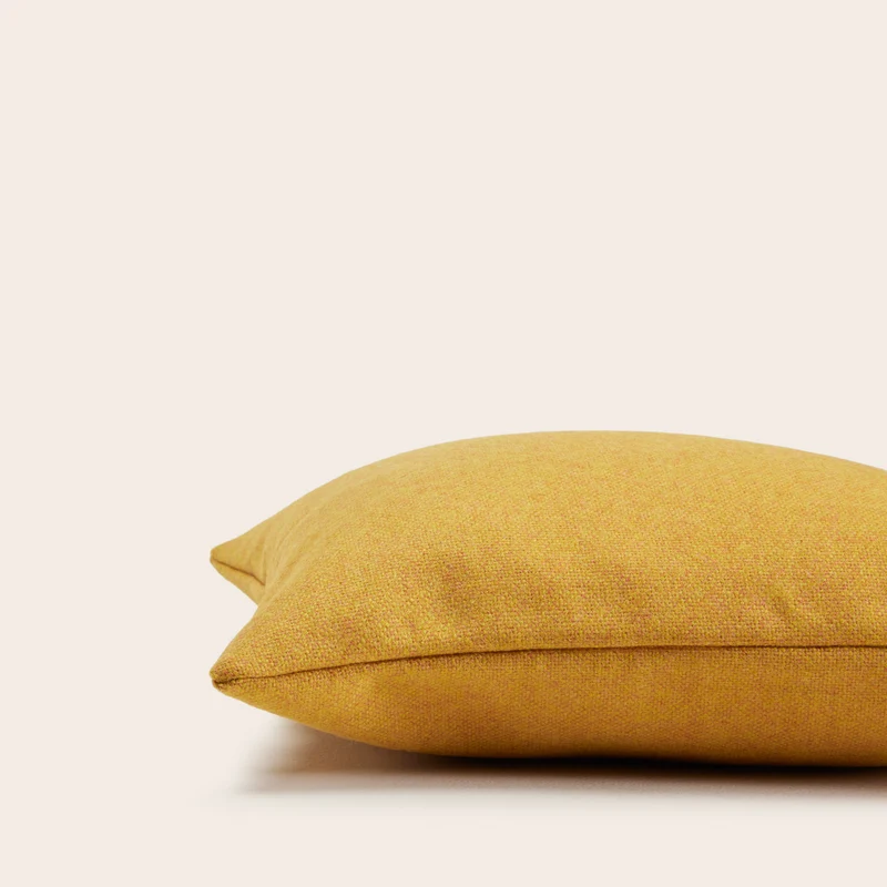 Housse de coussin MARCELO ocre jaune