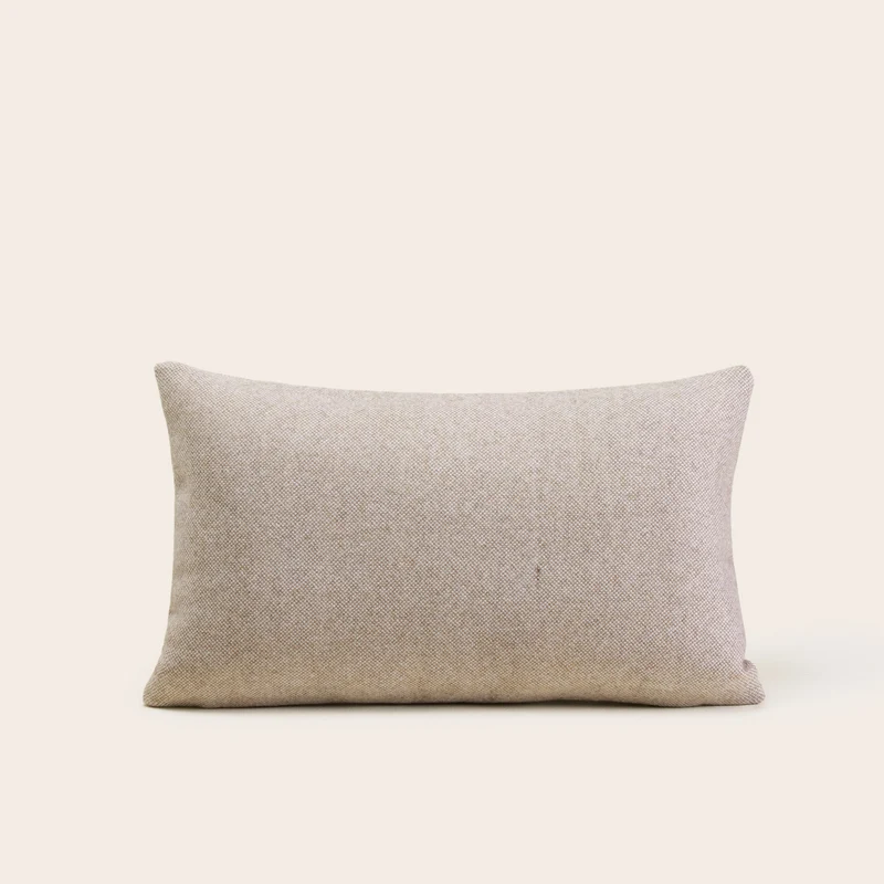 Housse de coussin NERIO chiné naturel
