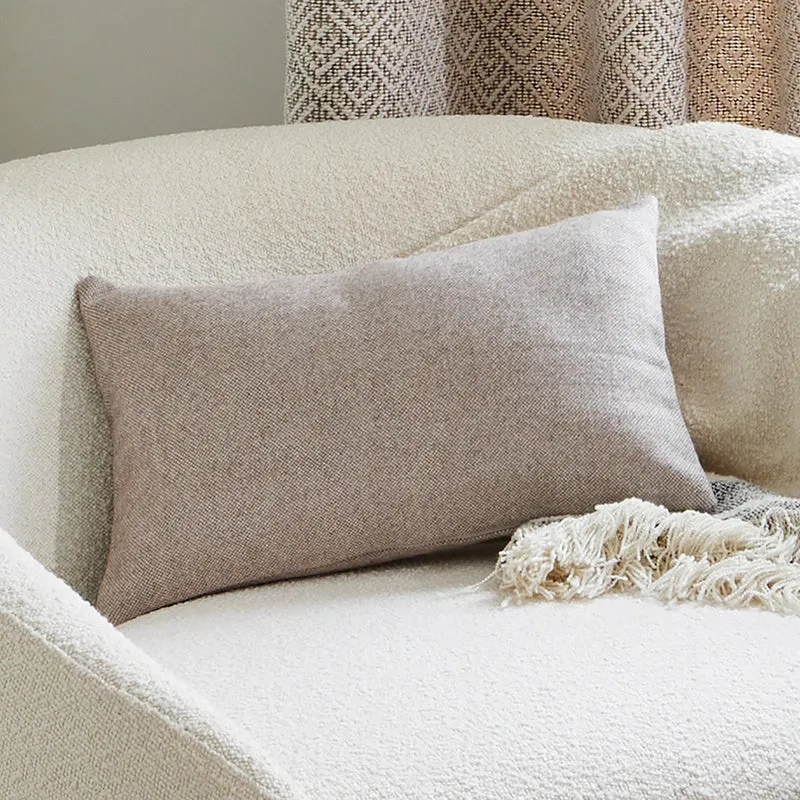 Housse de coussin NERIO chiné naturel
