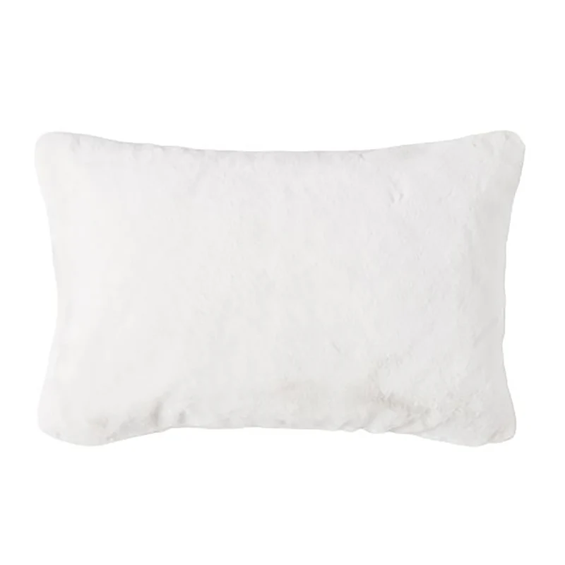 Housse de coussin BIANCA blanc hermine