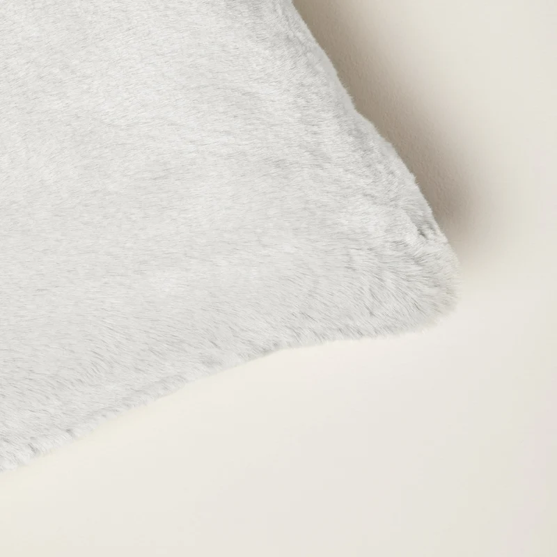 Housse de coussin BIANCA gris arctique