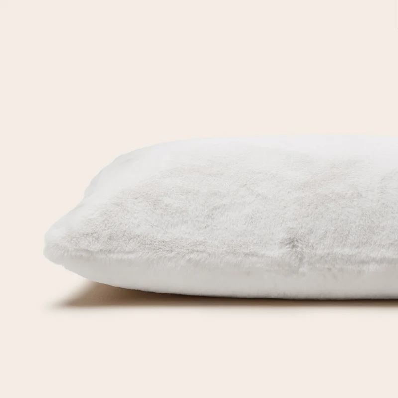 Housse de coussin BIANCA gris arctique