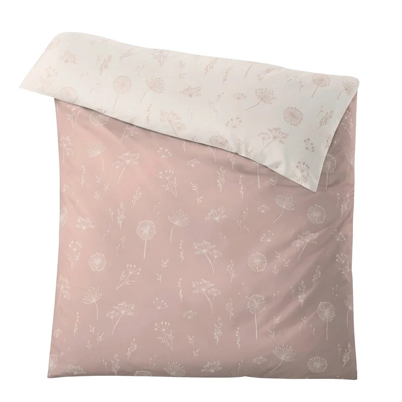 Bettwäsche Satin LEONE Rose 135 x 200 cm und 80 x 80 cm