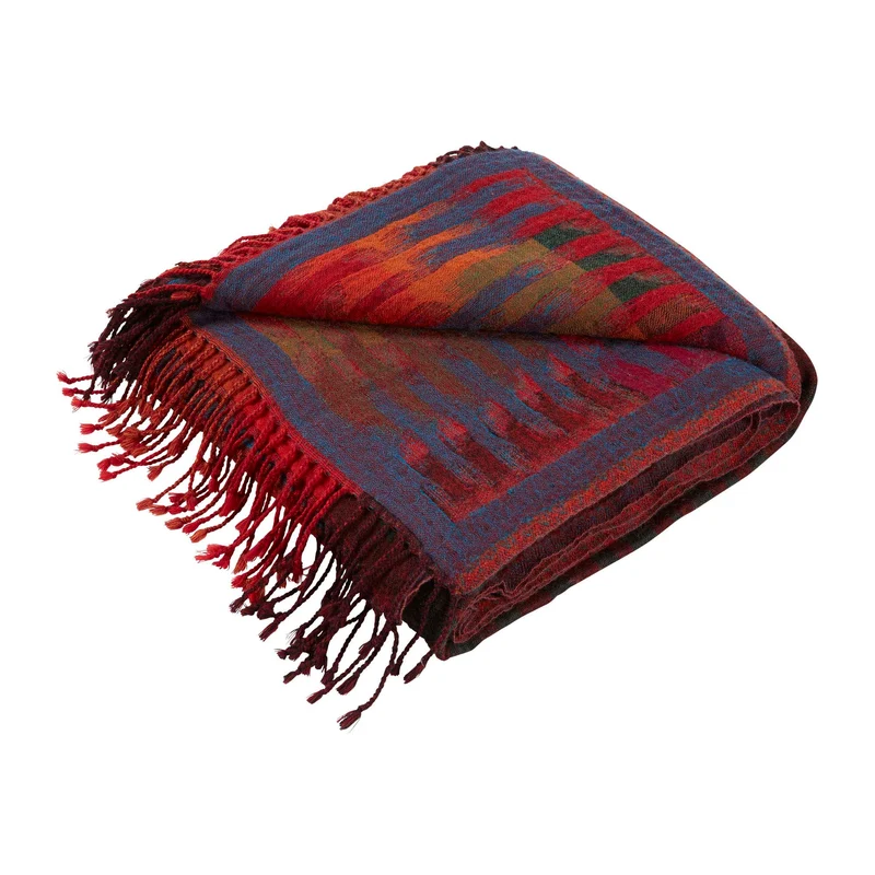 Plaid KHAN cardinal