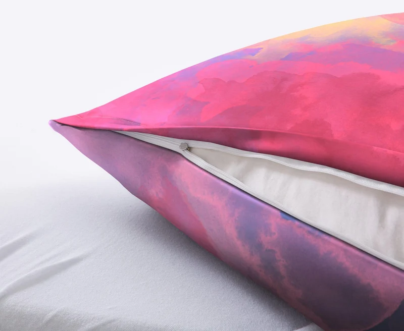 Bettwäsche Satin SOLERO Multicolor 155 x 220 cm und 80 x 80 cm