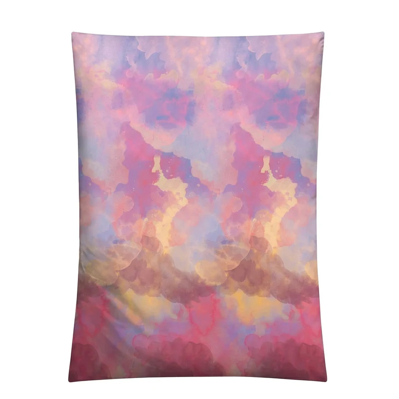 Bettwäsche Satin SOLERO Multicolor 155 x 220 cm und 80 x 80 cm