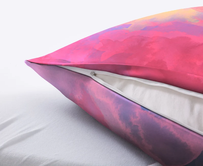 Bettwäsche Satin SOLERO Multicolor 135 x 200 cm und 80 x 80 cm
