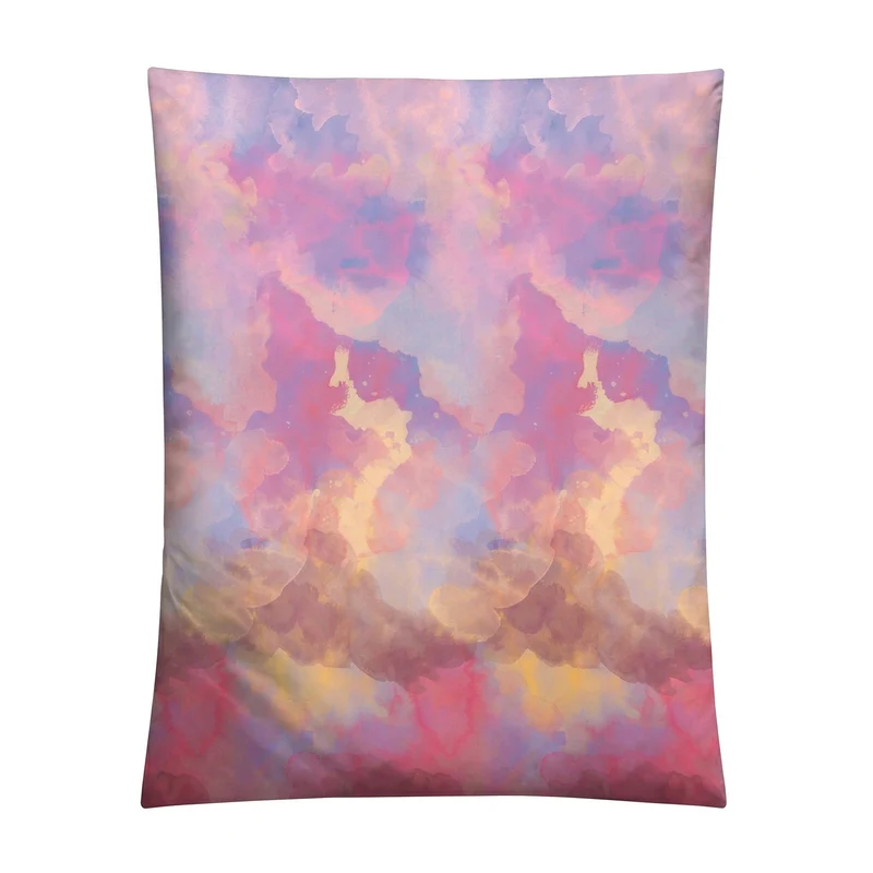 Bettwäsche Satin SOLERO Multicolor 135 x 200 cm und 80 x 80 cm