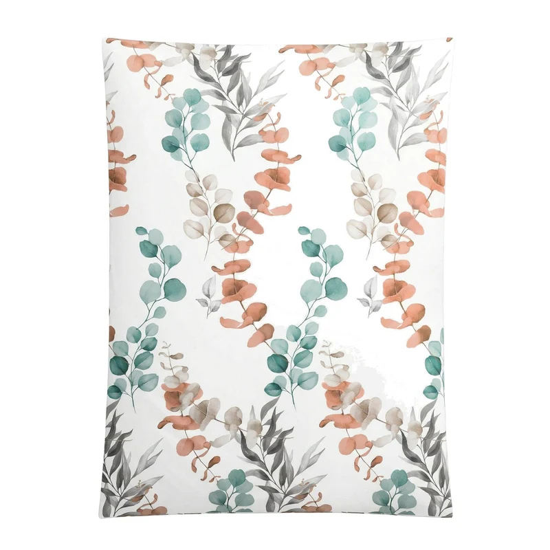 Bettwäsche Satin FABALES Eucalyptus 155 x 220 cm und 80 x 80 cm