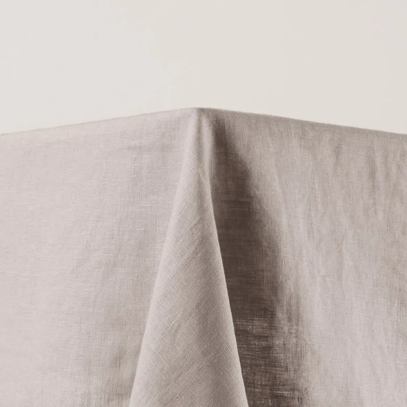 Nappe rectangulaire CARLINA ficelle et bourdon noir