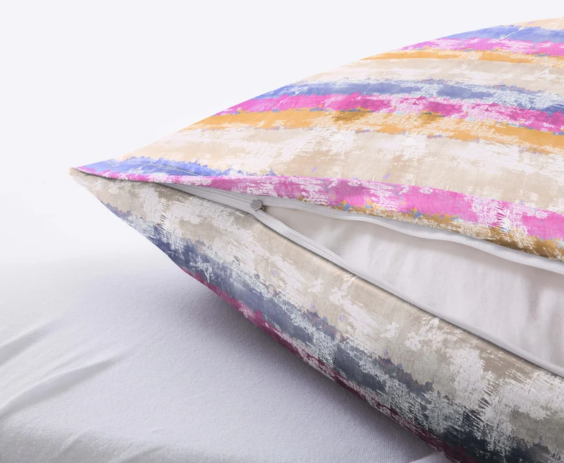 Bettwäsche Satin JARVEN Multicolor 135 x 200 cm und 80 x 80 cm