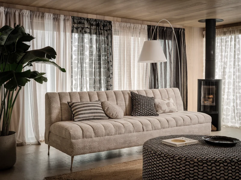 Gardinenstoff Unique - ivory 302 cm