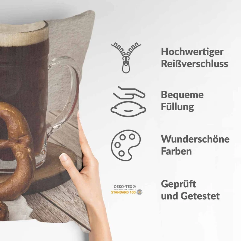 Gesundheitskissen mit Brezeln