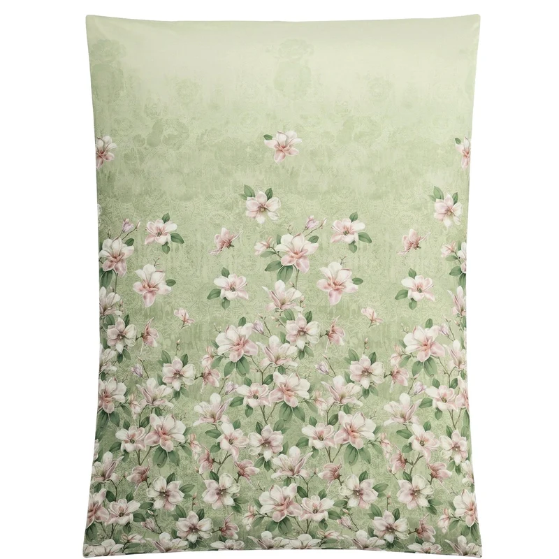 Bettwäsche Satin MAGNOLIA Distel 155 x 220 cm und 80 x 80 cm