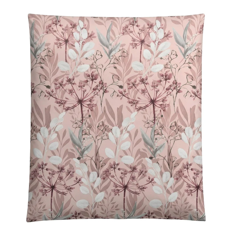Bettwäsche Satin LUKARDIS Old Rose 155 x 220 cm und 80 x 80 cm