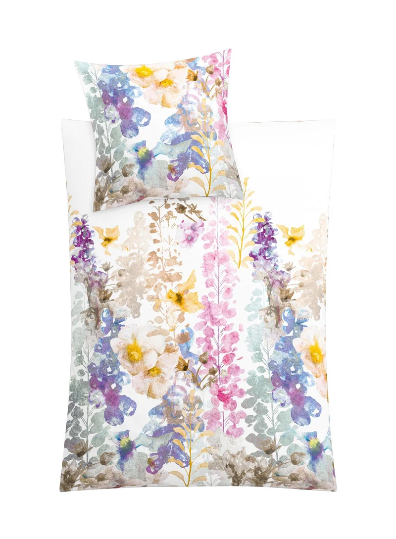 Bettwäsche Satin ALCEA Multicolor 135 x 200 cm und 80 x 80 cm