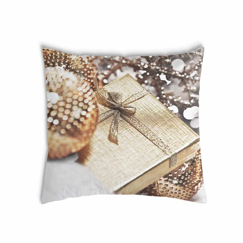 Gesundheitskissen mit goldenem Geschenk