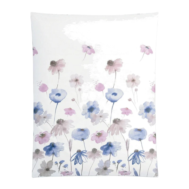 Bettwäsche Satin SVEA Flieder 155 x 220 cm und 80 x 80 cm