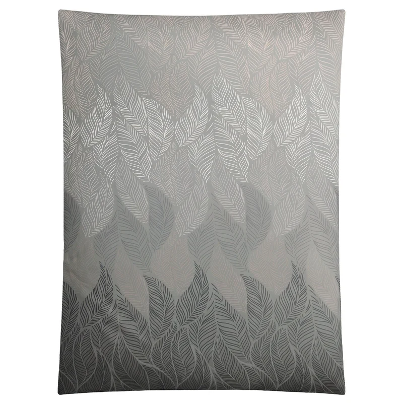 Bettwäsche Satin JAMIRO Grau 135 x 200 cm und 80 x 80 cm
