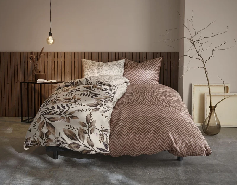 Bettwäsche Satin COSY Brasil 155 x 220 cm und 80 x 80 cm