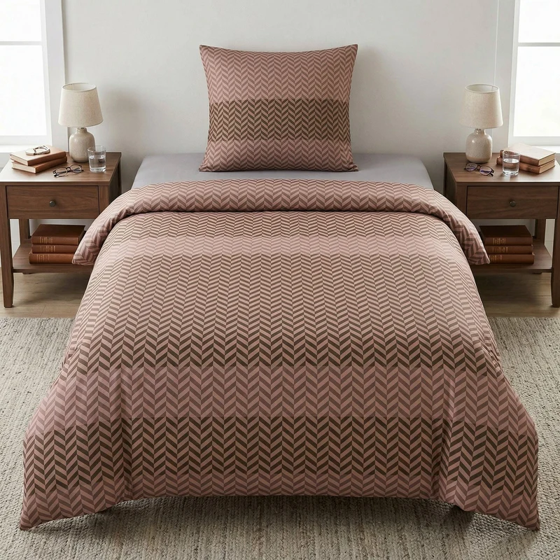 Bettwäsche Satin COSY Brasil 155 x 220 cm und 80 x 80 cm
