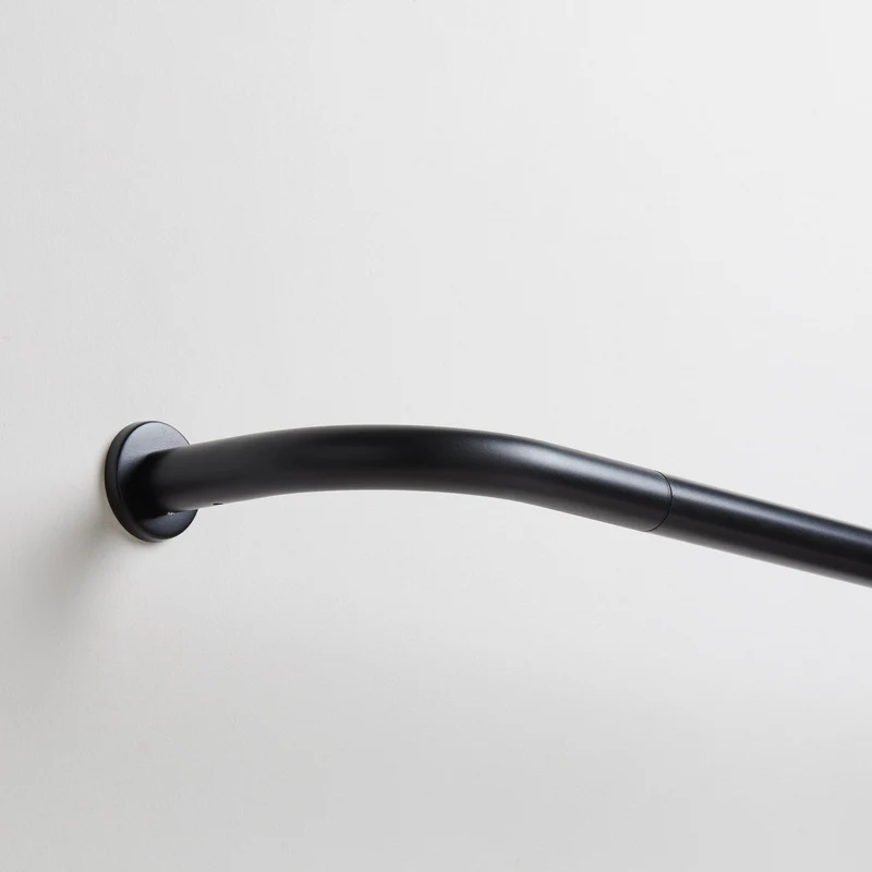 Support coudé ALMA noir mat