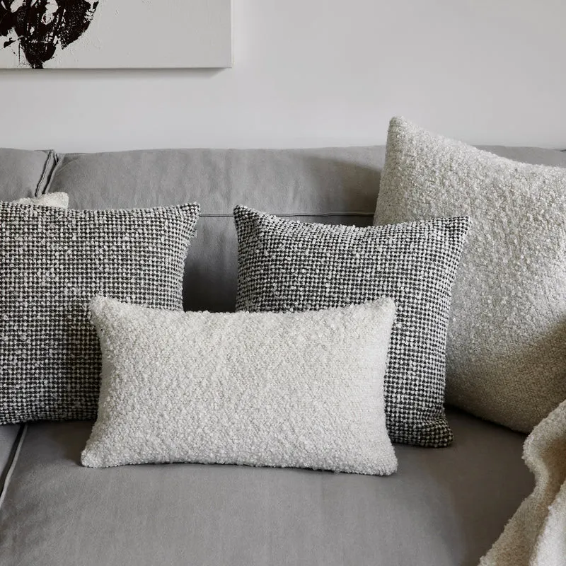 Housse de coussin LEONARD ivoire