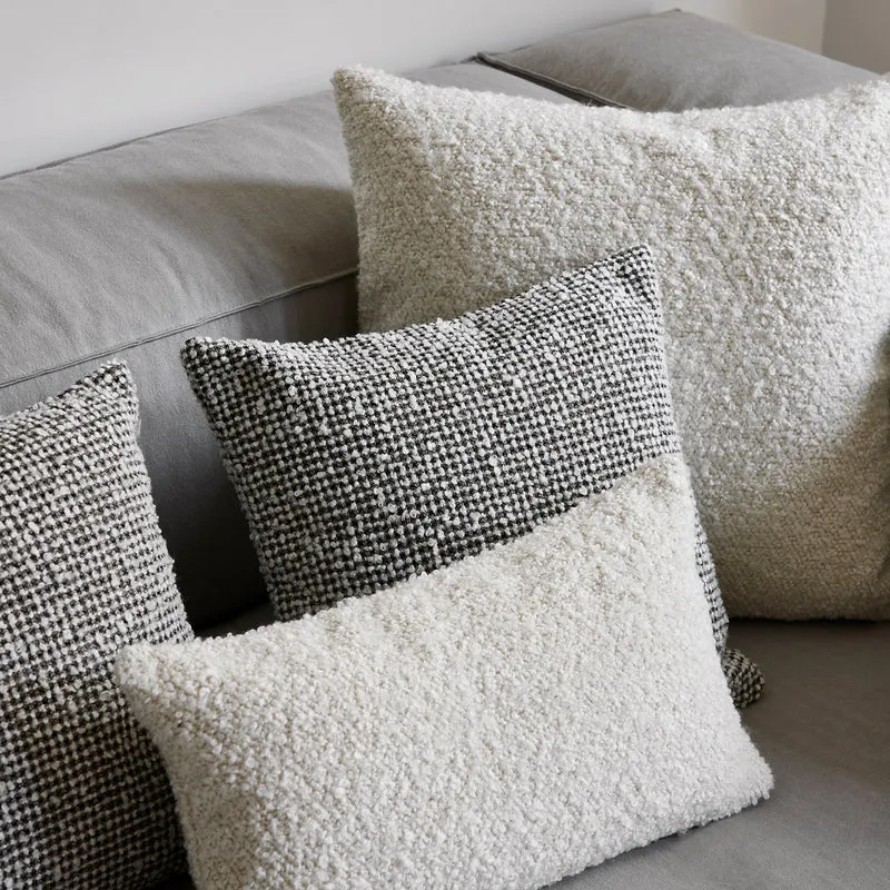 Housse de coussin LEONARD ivoire