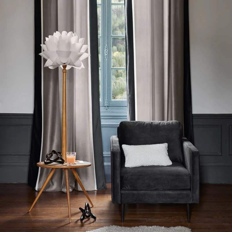 Housse de coussin LEONARD ivoire
