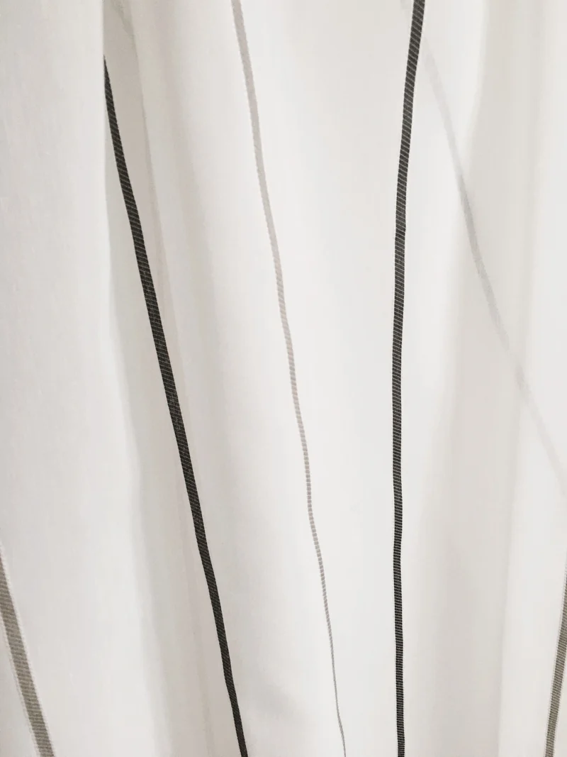Gardinenstoff Lines - steel 290 cm