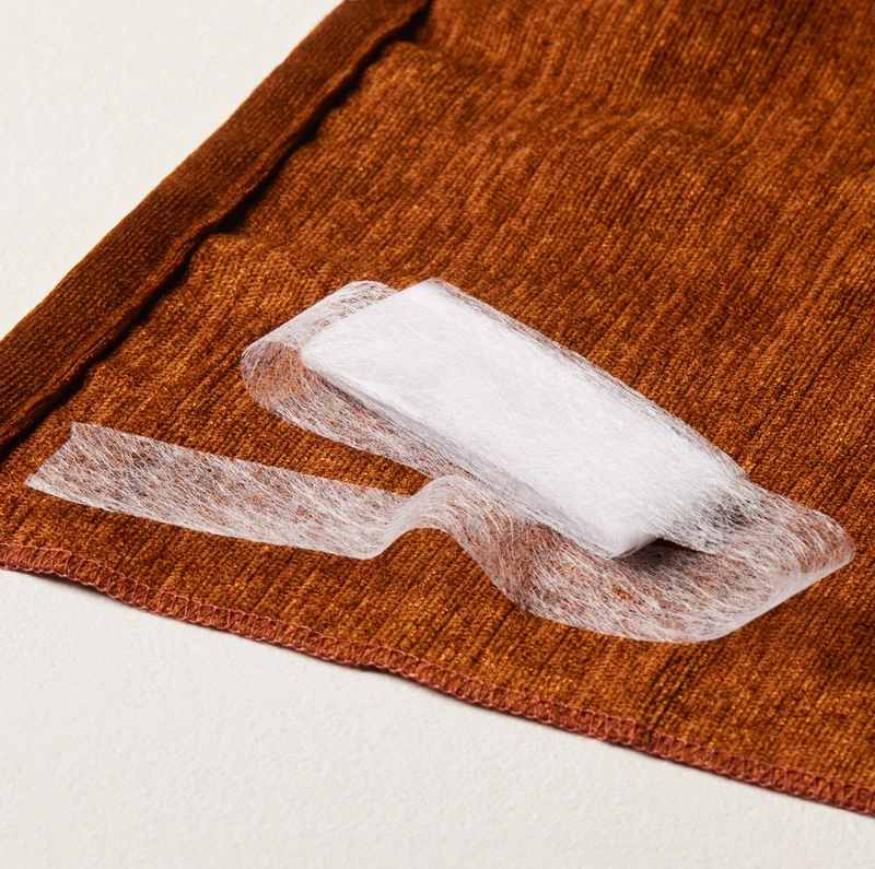 Thermocollant rideau HEM incolore