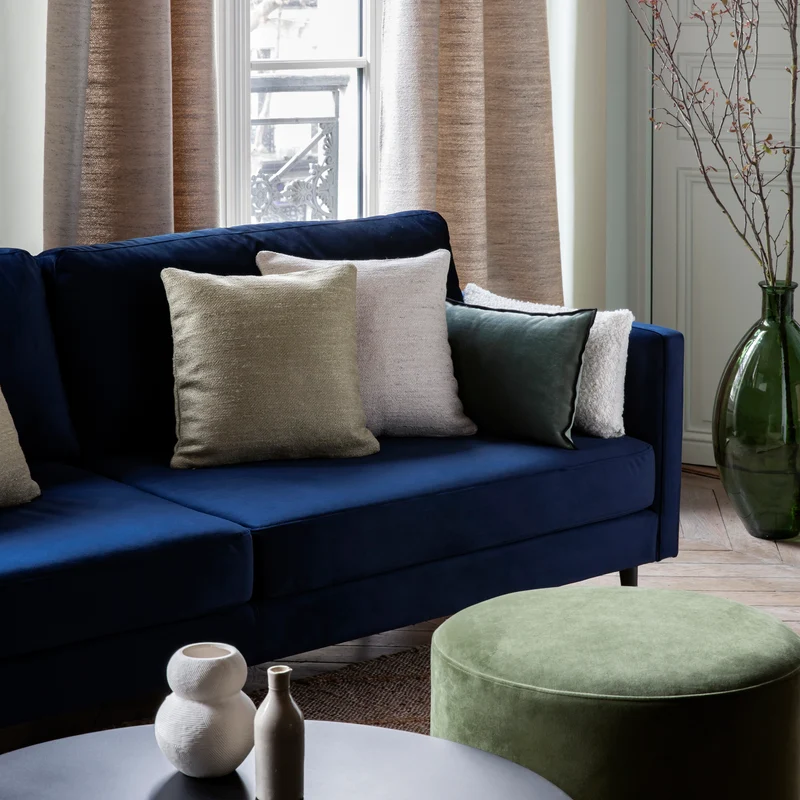 Housse de coussin ORSSO calcaire