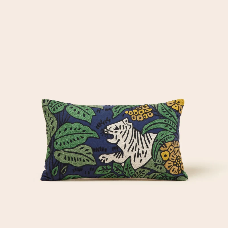 Housse de coussin TIGRIS encre