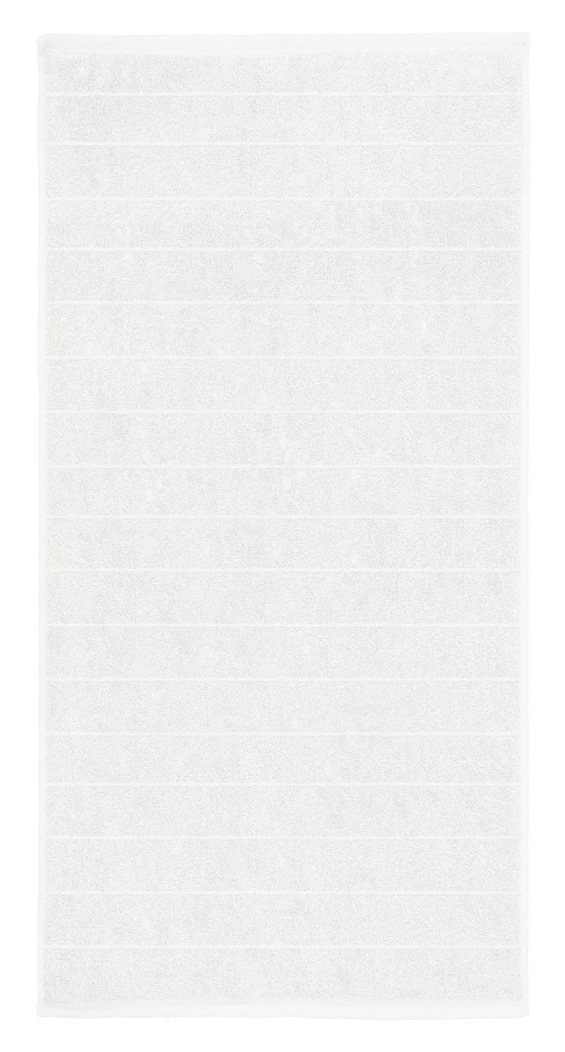 Frottier Duschtuch VIA Schneeweiß 70 x 140 cm