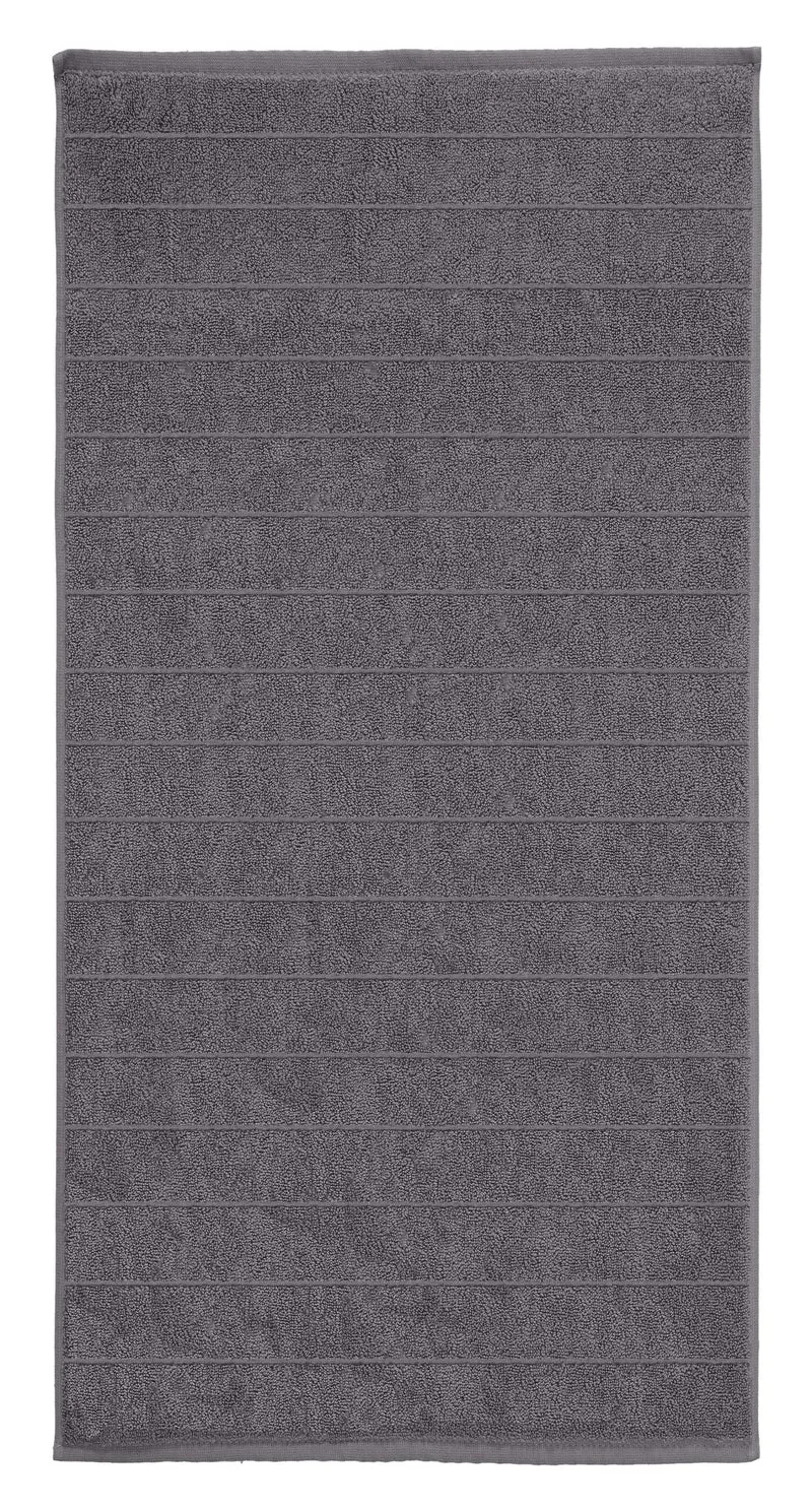 Frottier Handtuch VIA Schiefer 50x100 cm